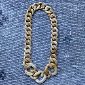 Large Acrylic Linked Chain Necklace
